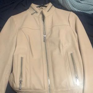 Micheal kors leather jacket.